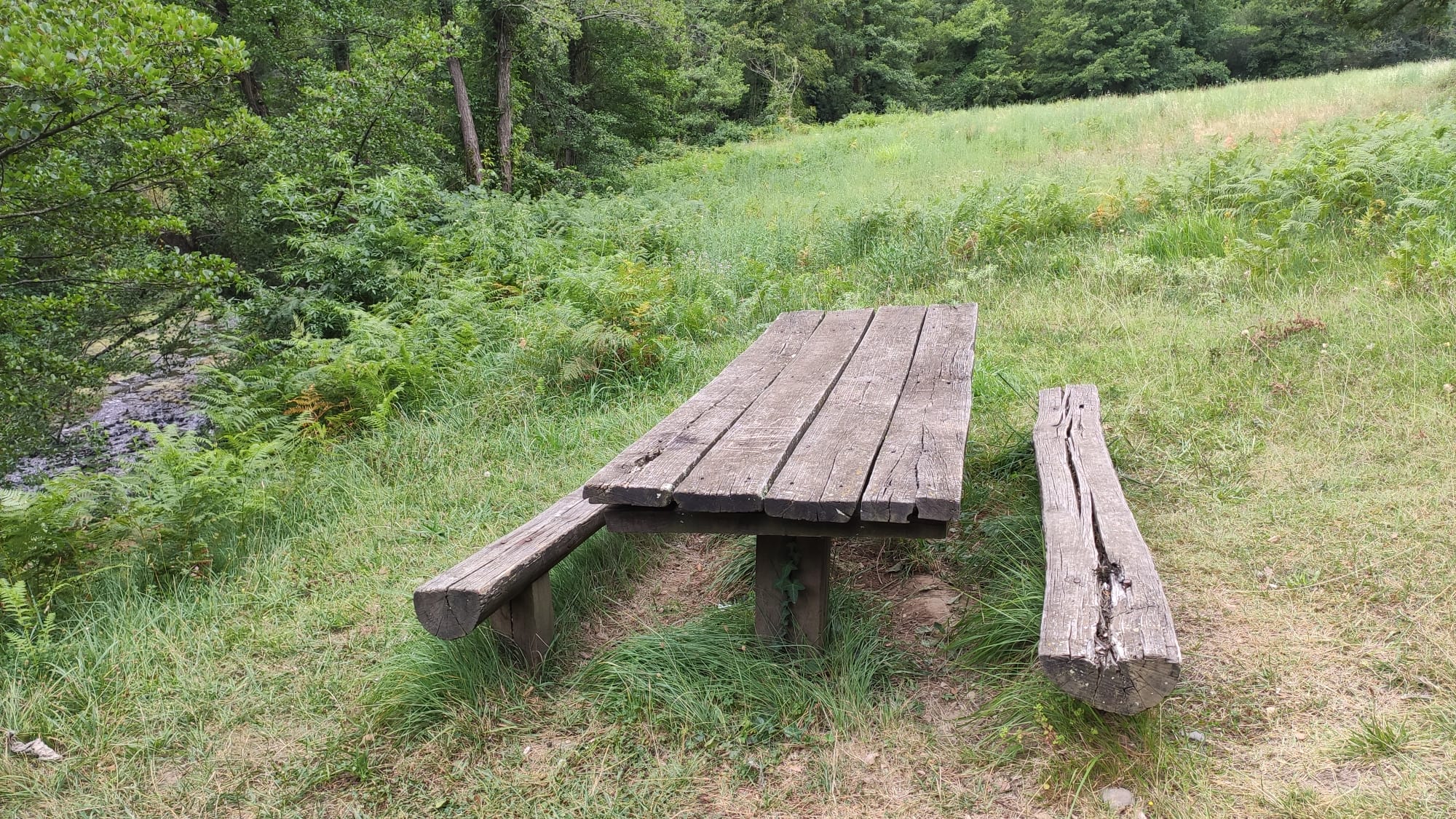Zona de picnic Gorg den Valls sant feliu de pallerols via verde carrilet I 1