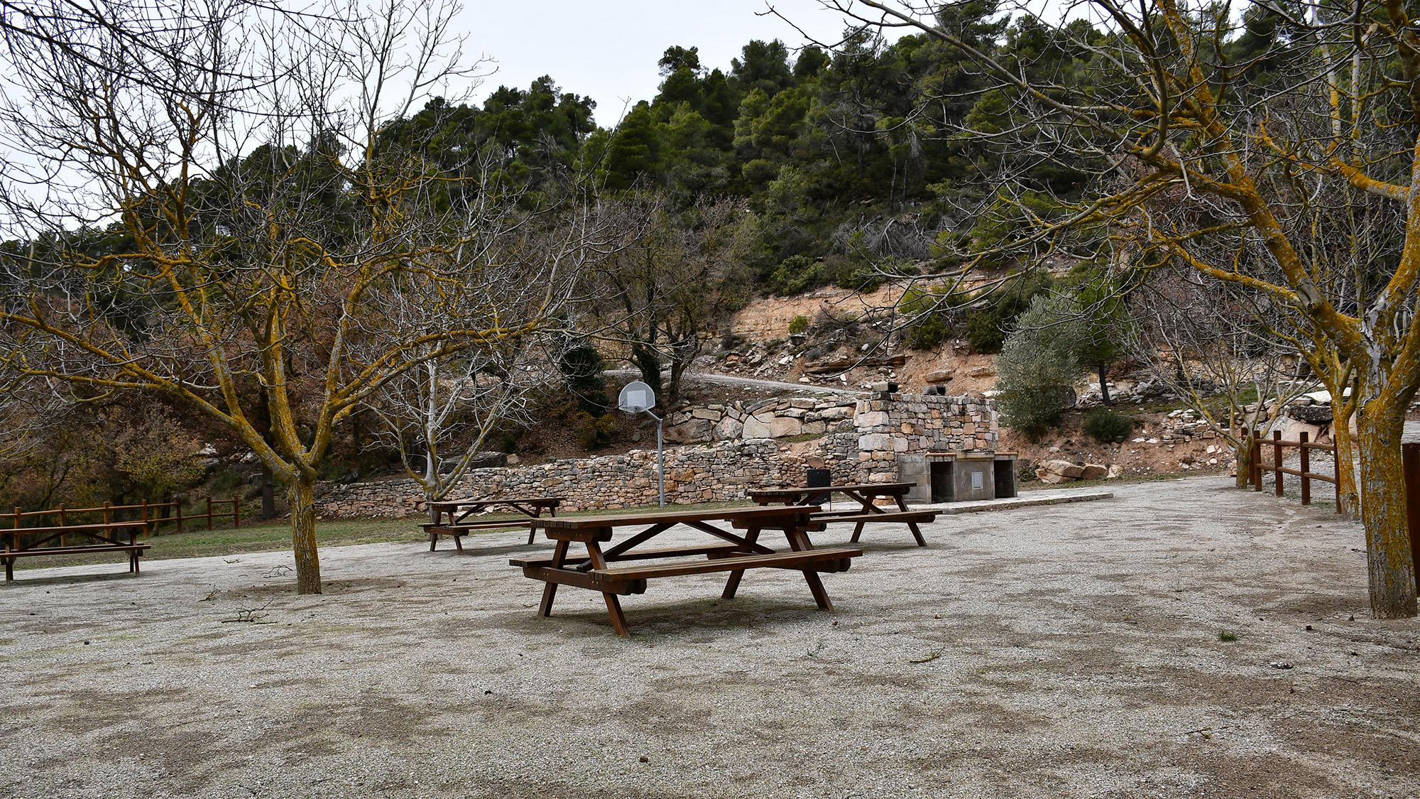 picnic La font voltada passanant i belltall mappicnic