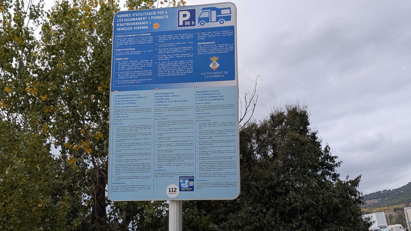 Area d estacionament d autocaravanes La Garriga 33